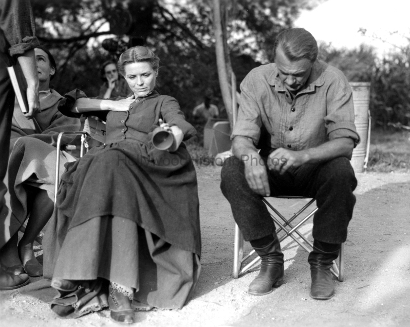 Gary Cooper 1956 Friendly Persuasion with Dorothy McGuire WM.jpg